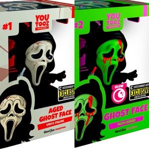 Ghost Face Collection Youtooz GITD and Aged Variant Vinyl Figures EE Bundle